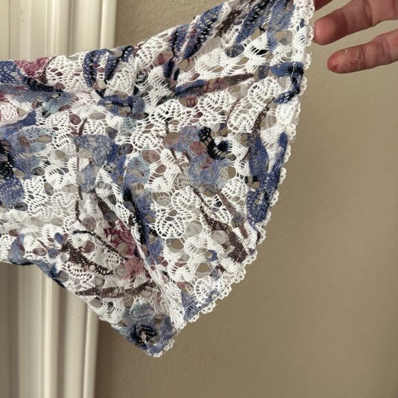 Rabbit Rabbit Rabbit Plus Size 22 White and purple floral dress - Picture 4 of 6